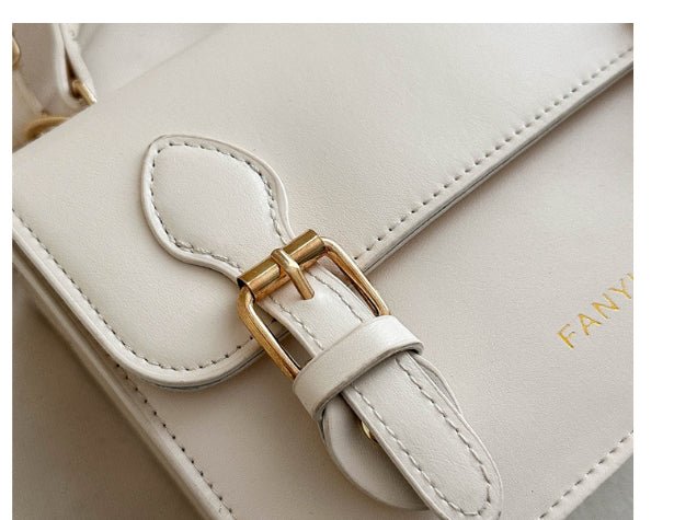 Women's Leather Crossbody Handbag – Vintage Small Shoulder Bag with Top Handle - MONTIRES