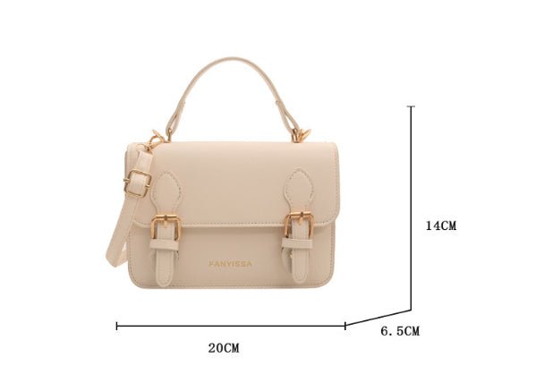 Women's Leather Crossbody Handbag – Vintage Small Shoulder Bag with Top Handle - MONTIRES