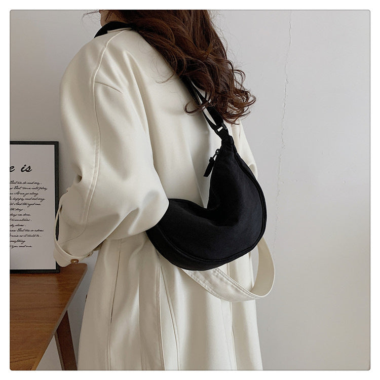 Shoulder Messenger Nylon Dumpling Bag