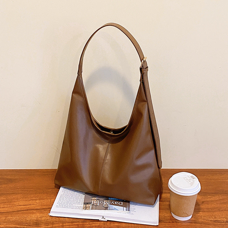 Retro Textured Shoulder Bag For Women