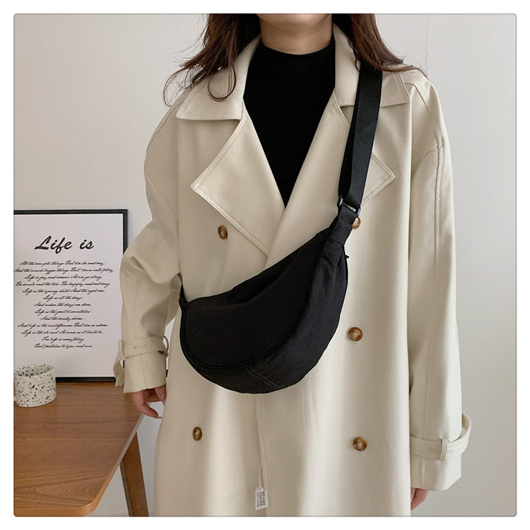 Shoulder Messenger Nylon Dumpling Bag