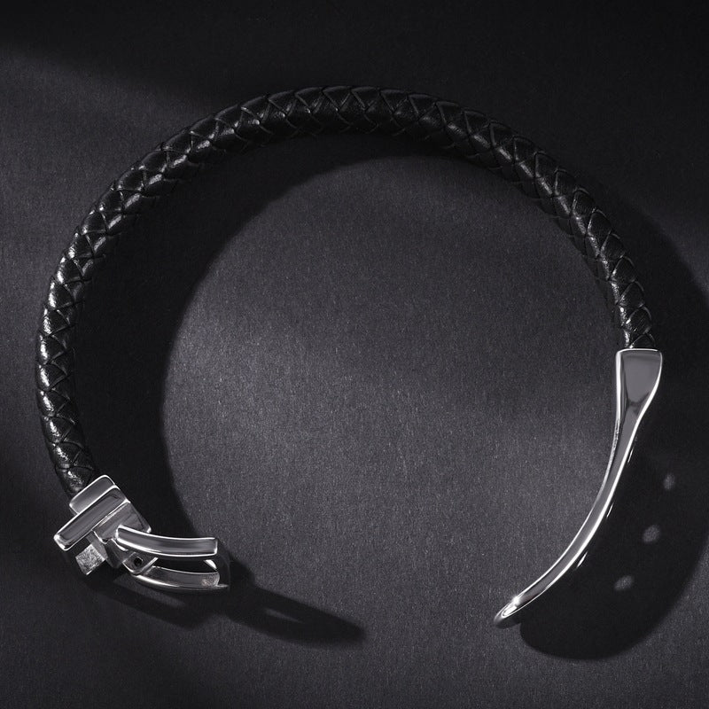 Leather Braided Trendy Men's Bracelet