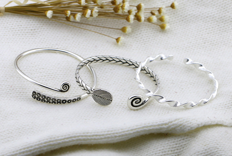 Women's Creative Chinese Style Retro Opening Bracelet