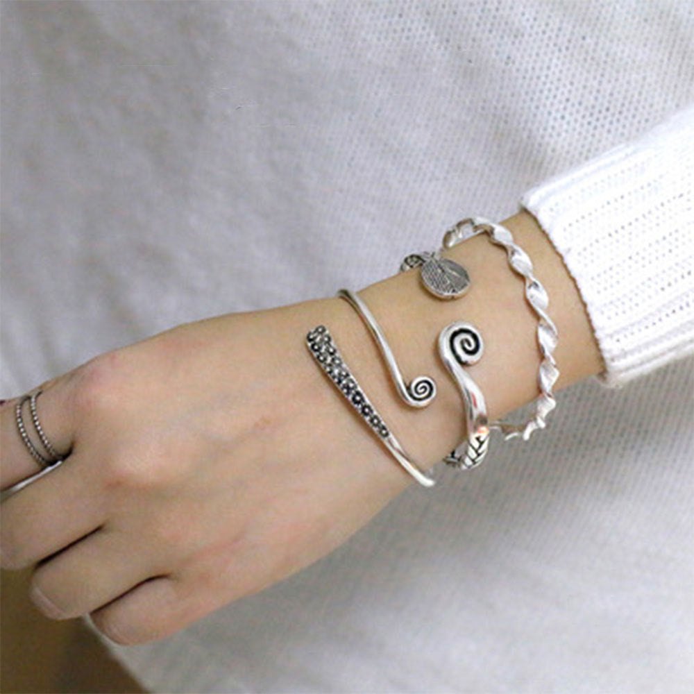 Women's Creative Chinese Style Retro Opening Bracelet