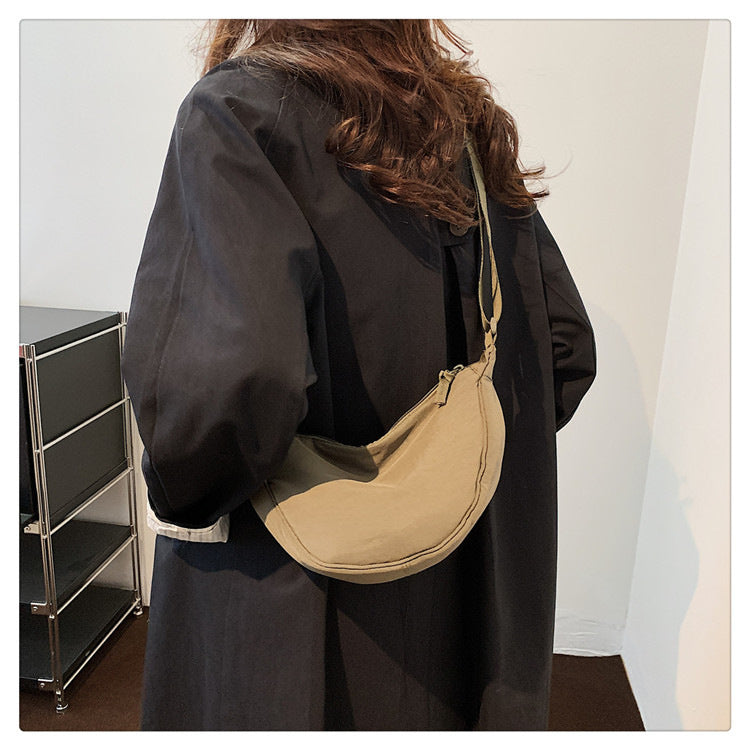 Shoulder Messenger Nylon Dumpling Bag