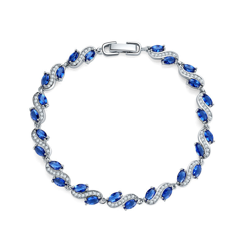 Fashion Shining Diamond New Zircon Temperament Wild Bracelet