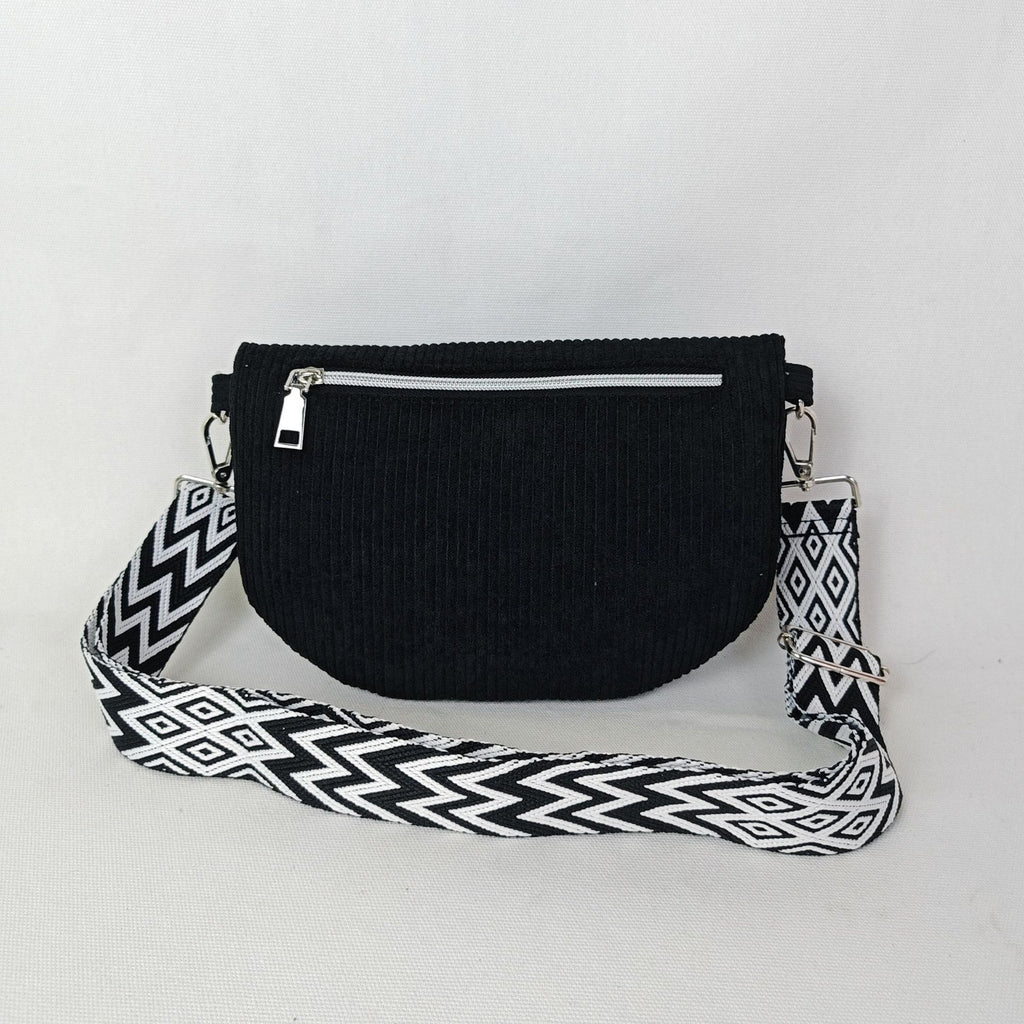 Large Capacity Female Shell Corduroy Shoulder Bag - MONTIRES