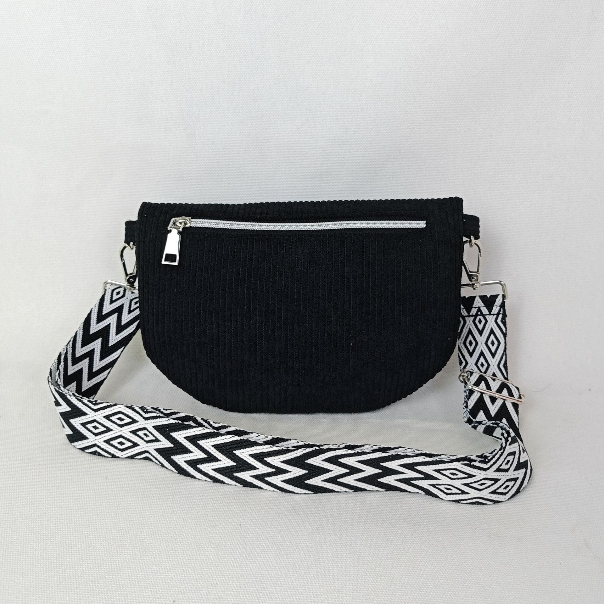 Large Capacity Female Shell Corduroy Shoulder Bag - MONTIRES
