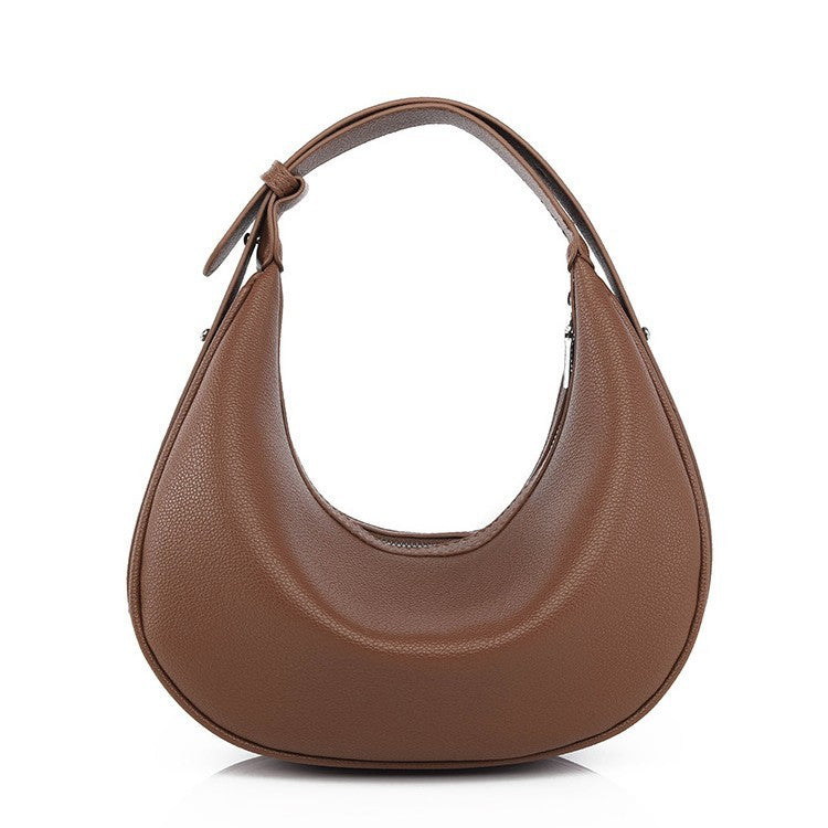 Women's Minimalist Hobo Bag – Modern Eco Leather Shoulder Purse for Everyday Wear