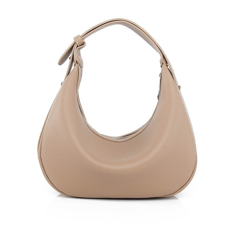 Women's Minimalist Hobo Bag – Modern Eco Leather Shoulder Purse for Everyday Wear