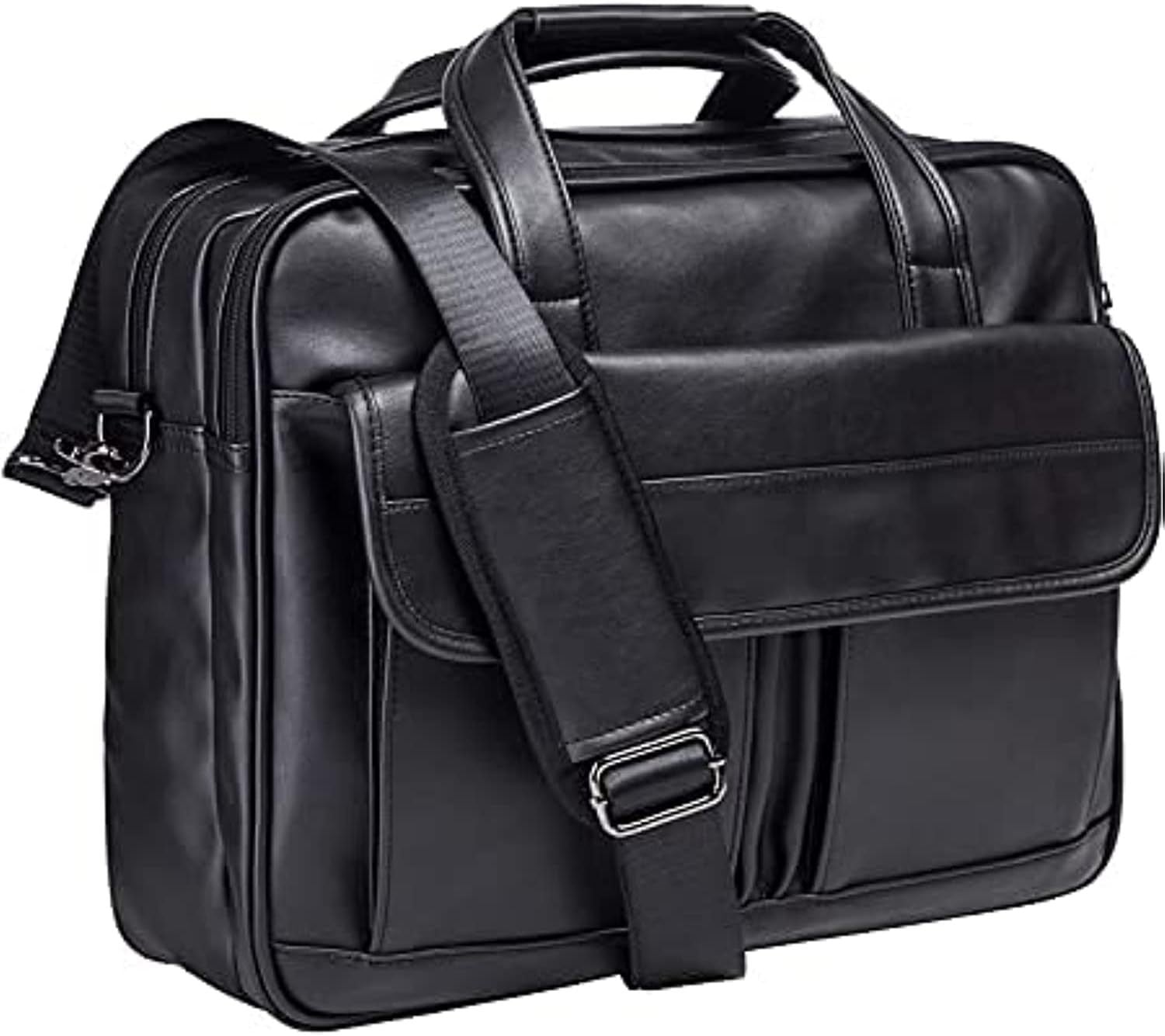 Men's Leather Messenger Bag Notebook - MONTIRES