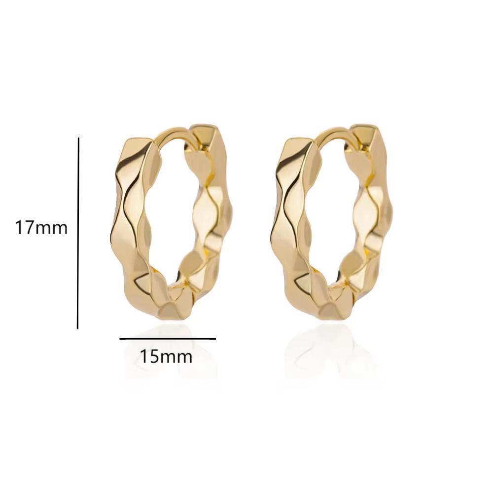 Women's Fashionable All-match Geometric Three-dimensional Earrings