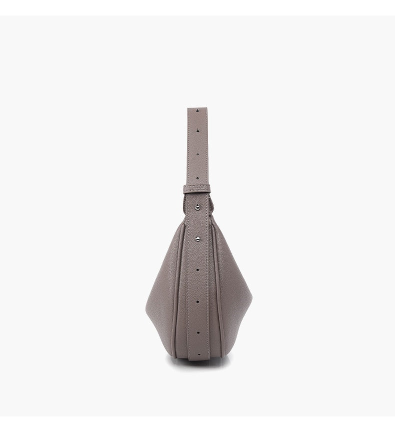 Women's Minimalist Hobo Bag – Modern Eco Leather Shoulder Purse for Everyday Wear