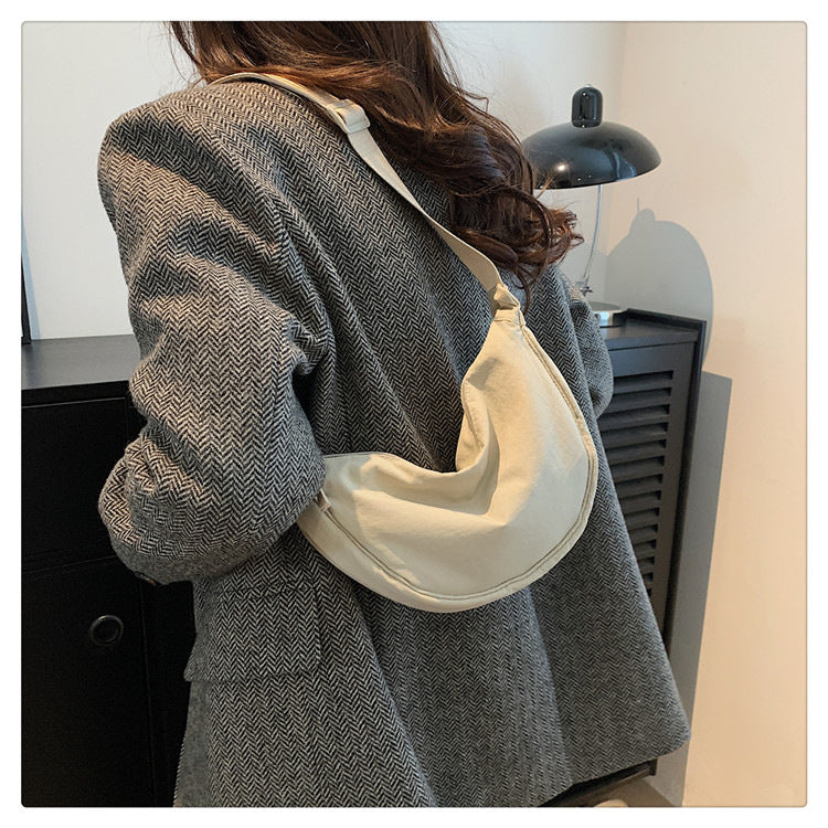 Shoulder Messenger Nylon Dumpling Bag