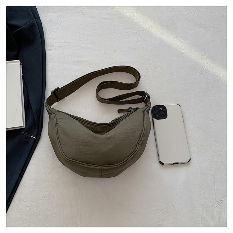 Shoulder Messenger Nylon Dumpling Bag