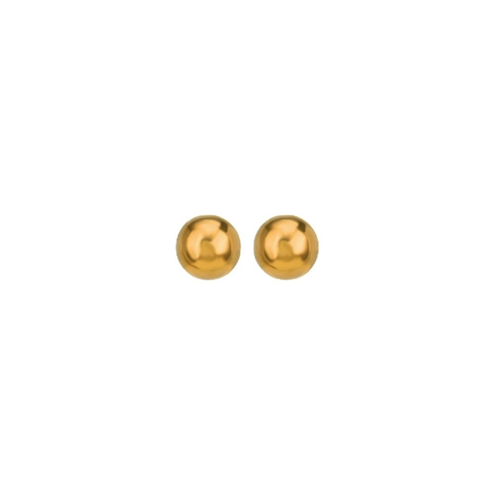 Simple Stainless Steel Stud Earrings Niche Design