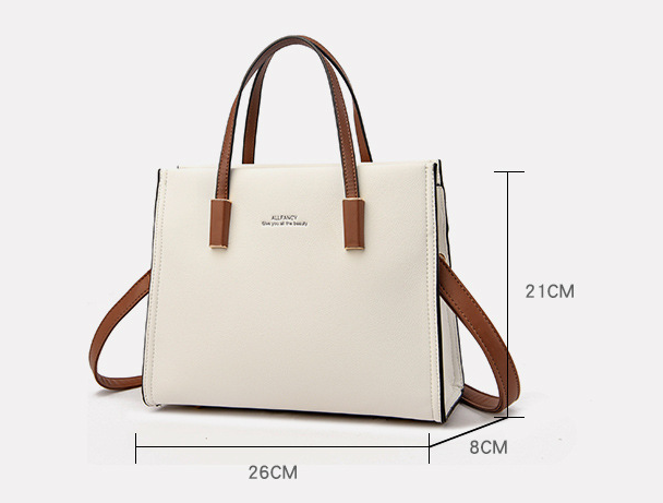 Soft Leather Large Capacity Three-layer Women's Bag