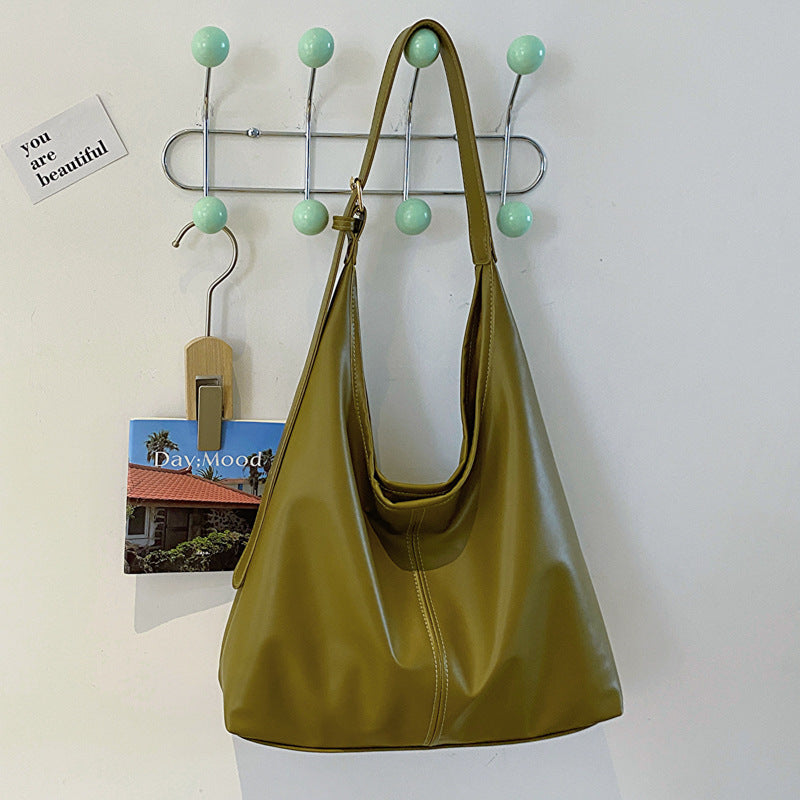 Retro Textured Shoulder Bag For Women