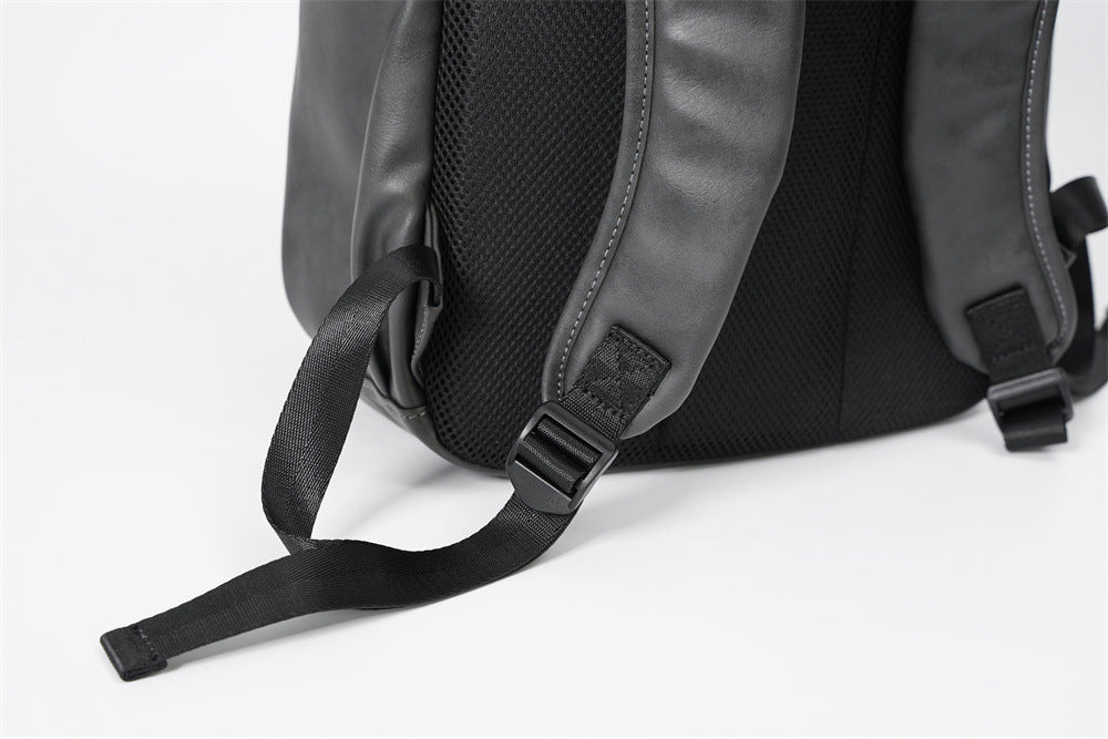 Simple Gray Men's Backpack Computer Travel