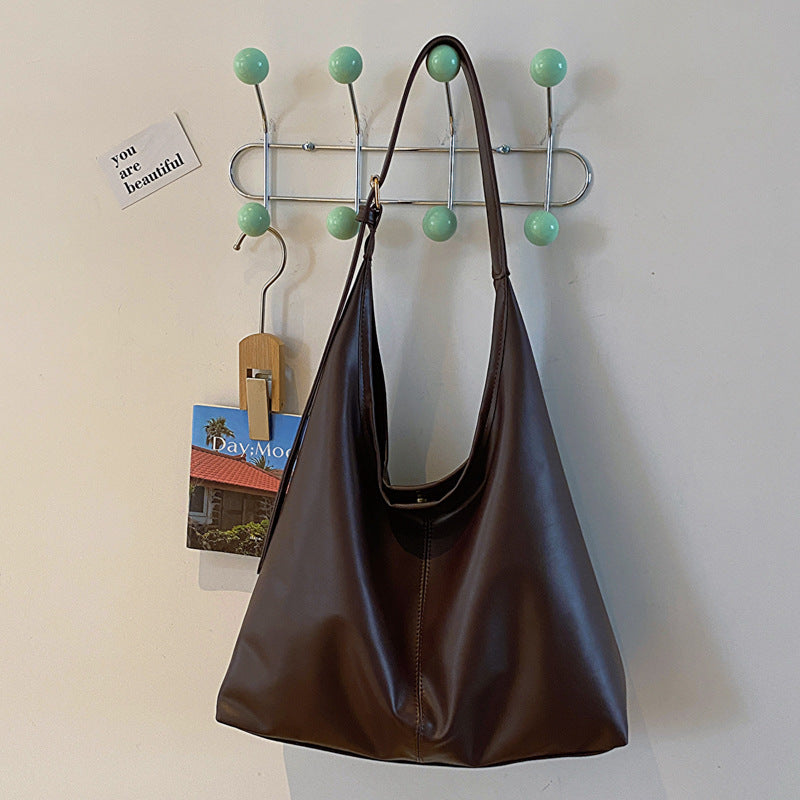 Retro Textured Shoulder Bag For Women