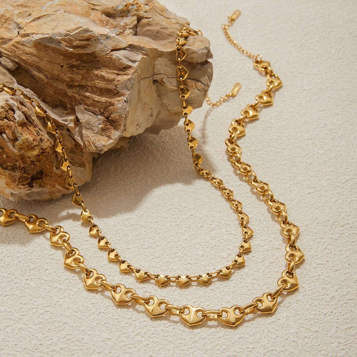 Love Light Luxury High-grade Necklace Earrings