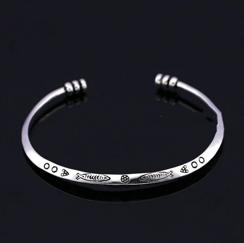Women's Creative Chinese Style Retro Opening Bracelet