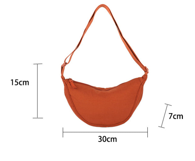 Shoulder Messenger Nylon Dumpling Bag