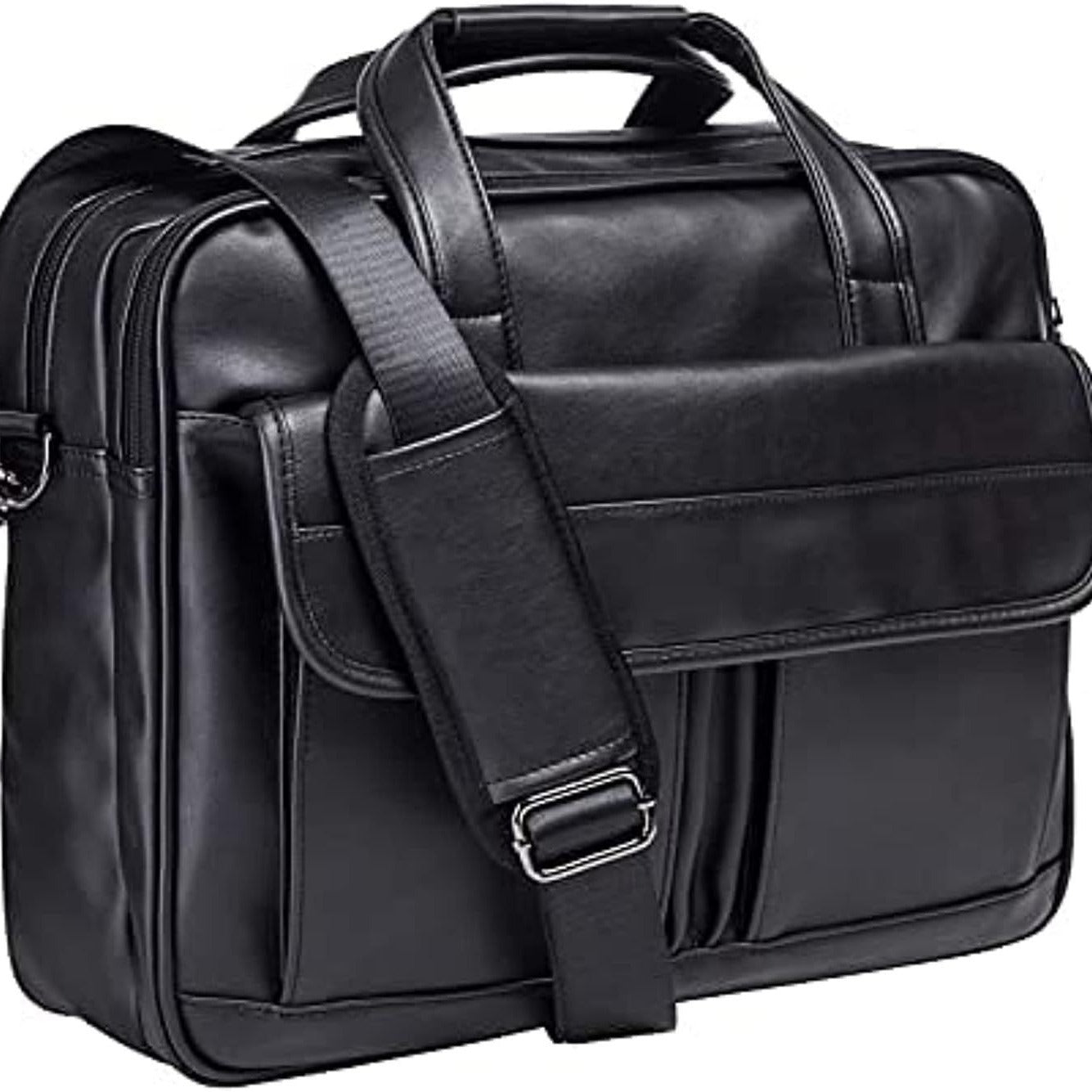 Men's Leather Messenger Bag Notebook - MONTIRES