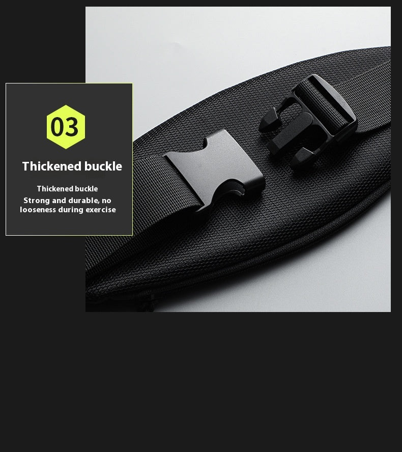Men's And Women's Outdoor Sports Equipment Night Running Reflective Waterproof Close-fitting Waist Bag