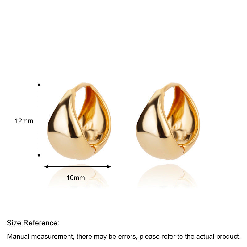 Women's Fashionable All-match Geometric Three-dimensional Earrings
