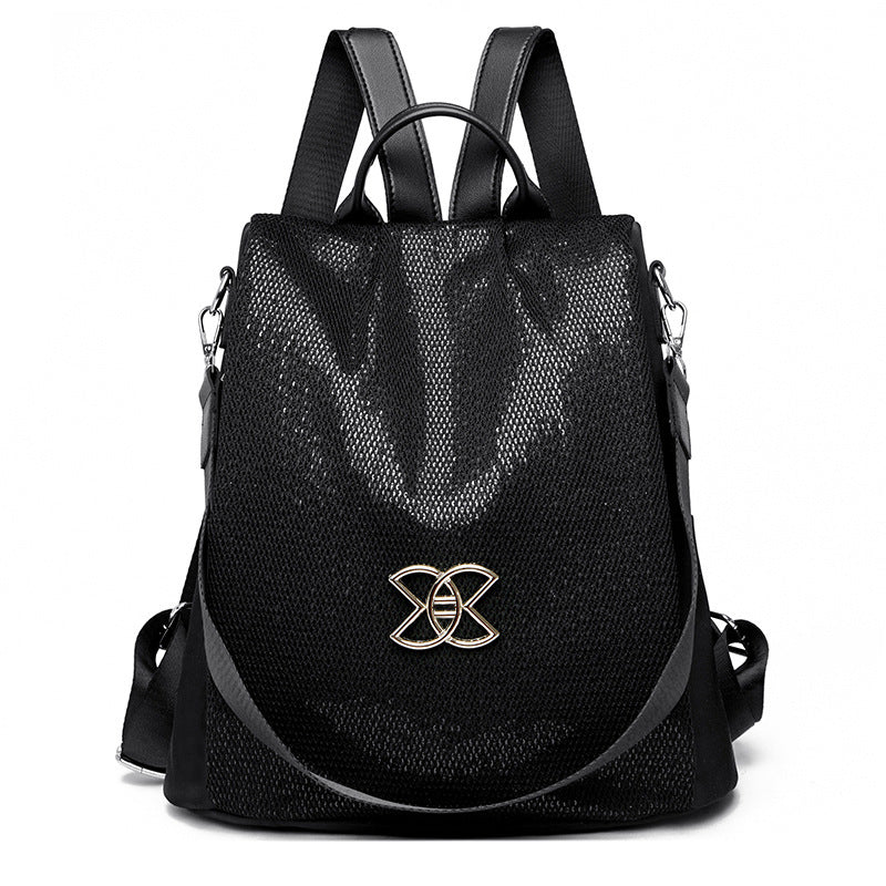 Oxford Cloth Backpack Women's Large Capacity Travel Bag