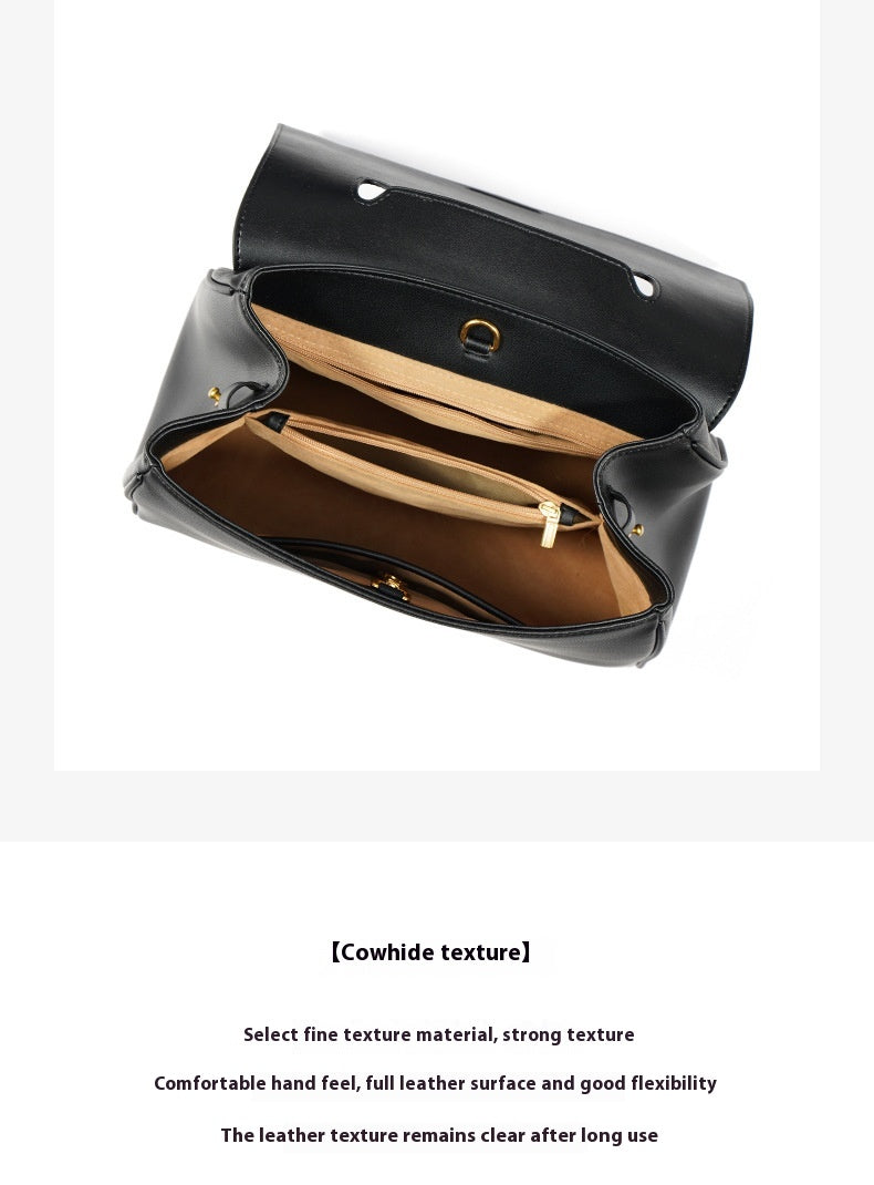 New Fashion Cattlehide Leather Crossbody Shoulder Bag For Women