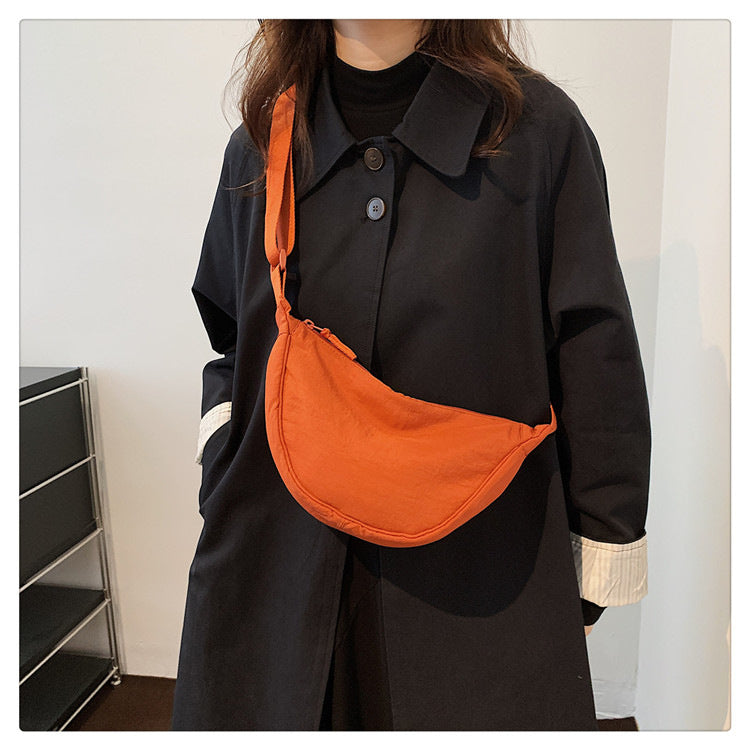 Shoulder Messenger Nylon Dumpling Bag
