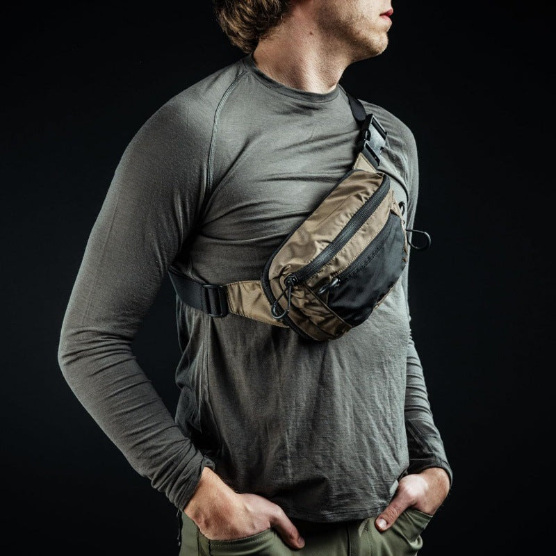 Multifunctional Double-layer Portable Tactical Waist Pack Nylon Waterproof Adjustable Belt