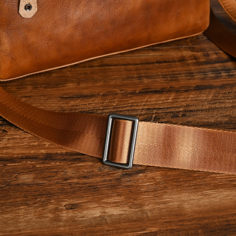 Men's Real-leather Bag Trendy New Men
