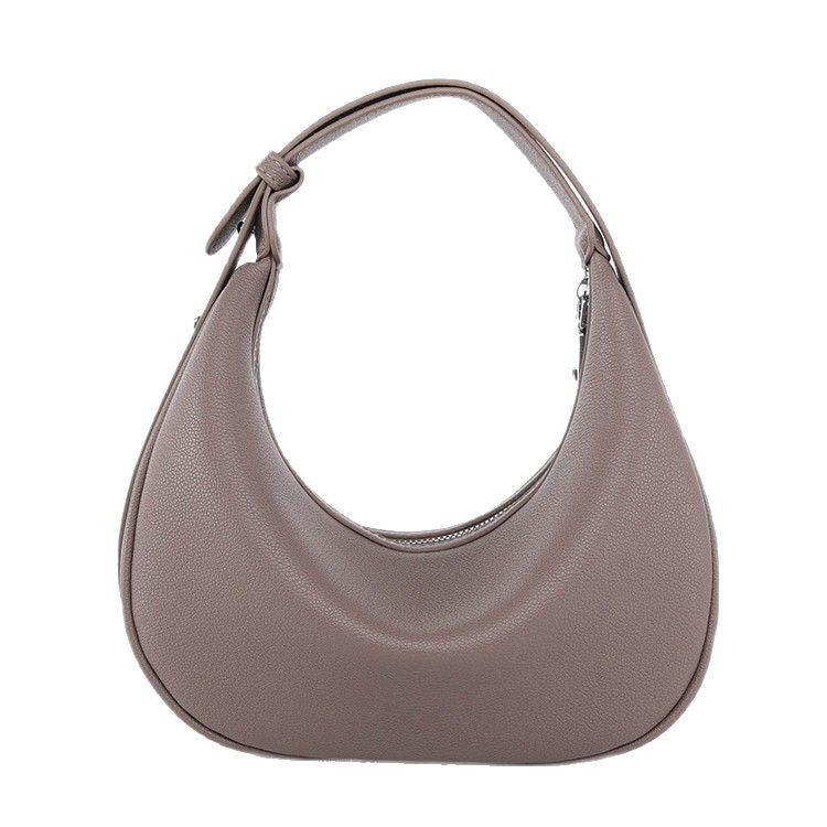 Women's Minimalist Hobo Bag – Modern Eco Leather Shoulder Purse for Everyday Wear