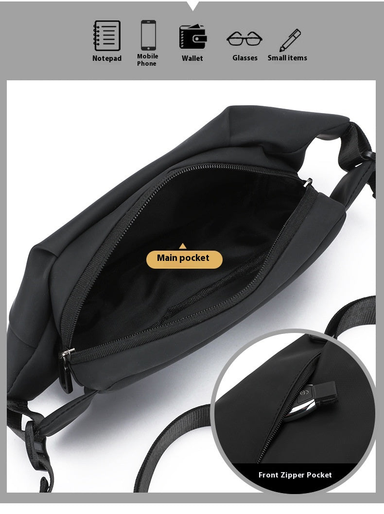 Men's Casual Shoulder Crossbody Backpack Waist Business Travel Bag
