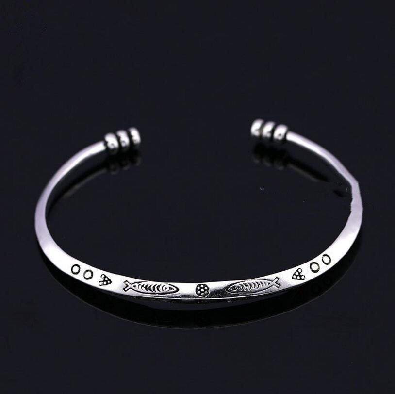 Women's Creative Chinese Style Retro Opening Bracelet