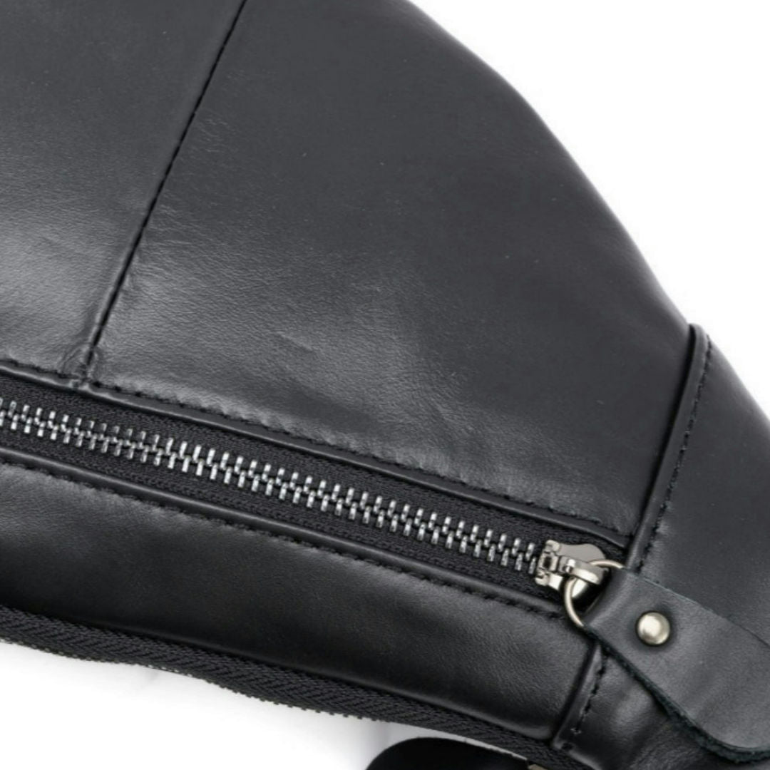 Casual Cowhide Crossbody Genuine Leather Chest Bag For Men