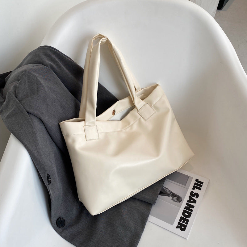 Women's Simple Trendy Solid Color Handbag