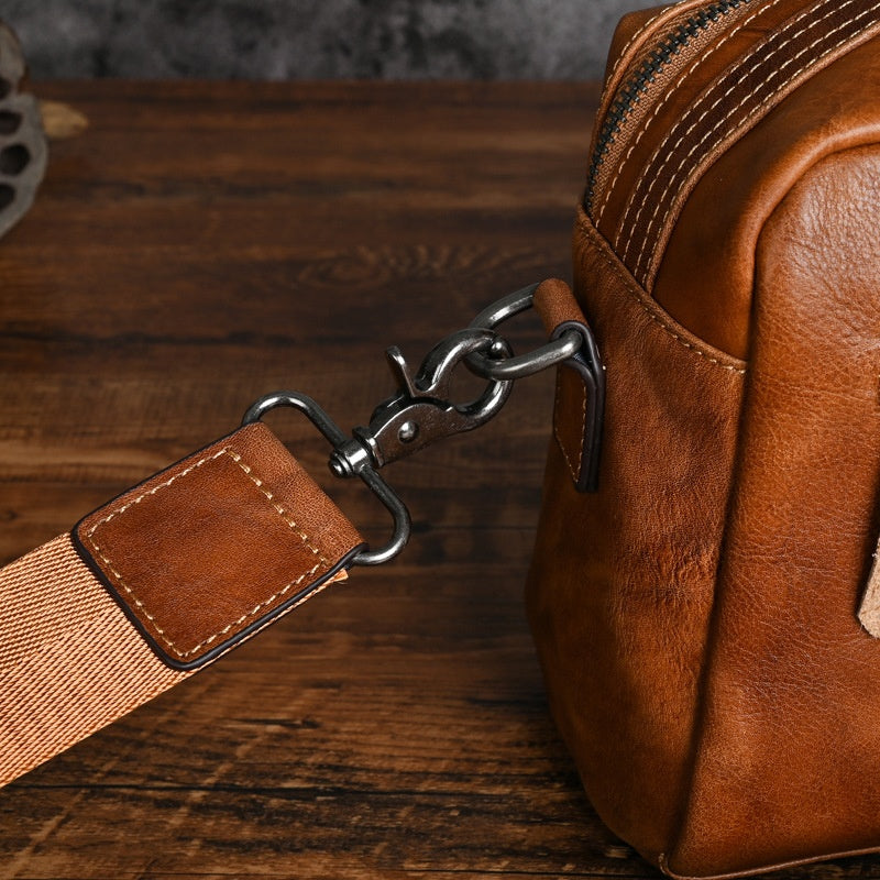 Men's Real-leather Bag Trendy New Men