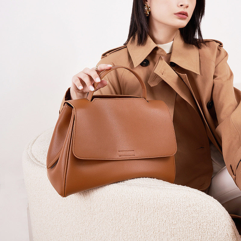 New Fashion Cattlehide Leather Crossbody Shoulder Bag For Women