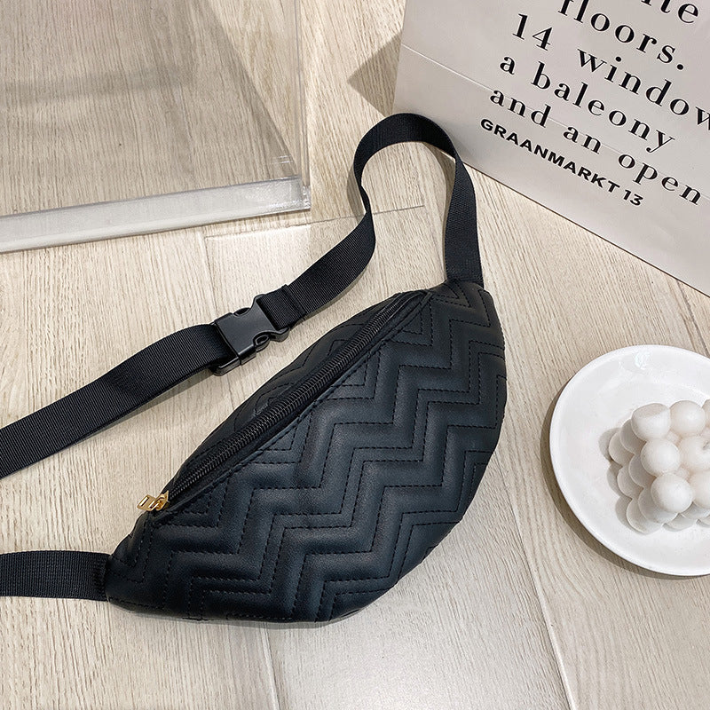 Rhombus Shoulder Bag Women's Leather Small Satchel